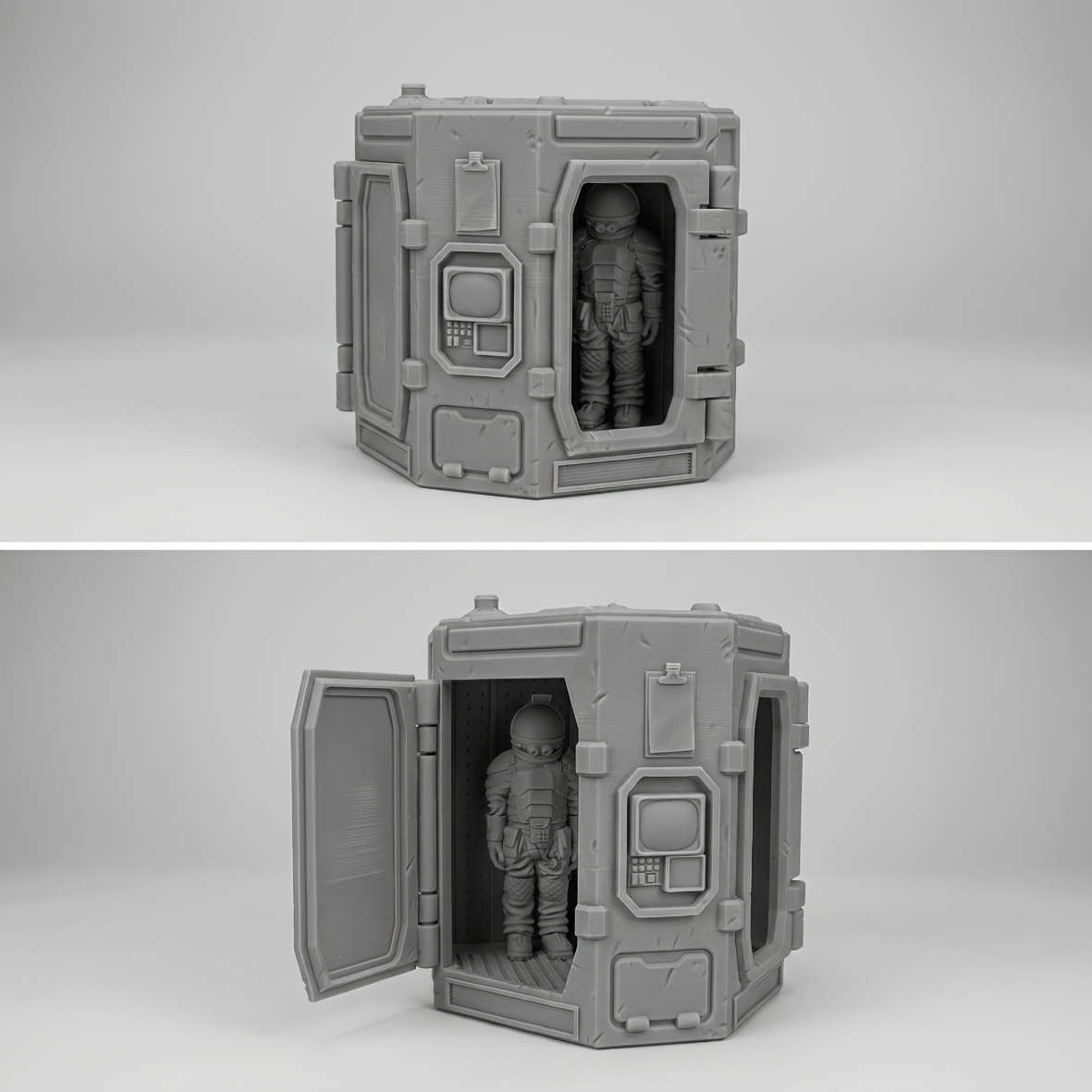Military Exploration Miniature for Tabletop Games